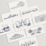 Invitation Card/Envelope - Custom Venue Illustration - Siena Collection