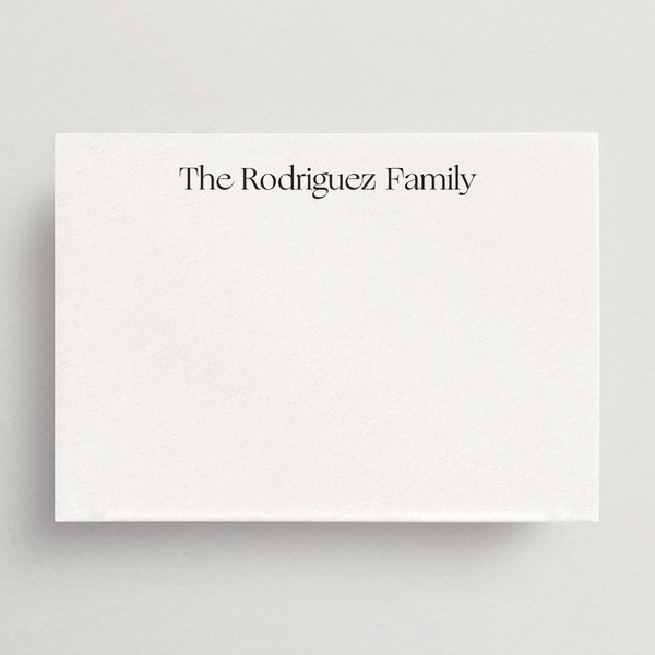 Custom Personal Stationery - Flat Card/Envelope Set