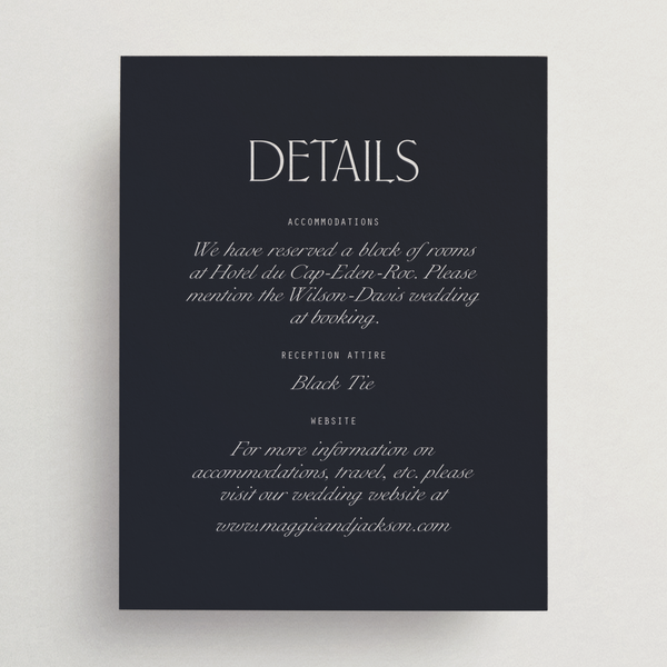 Details Card