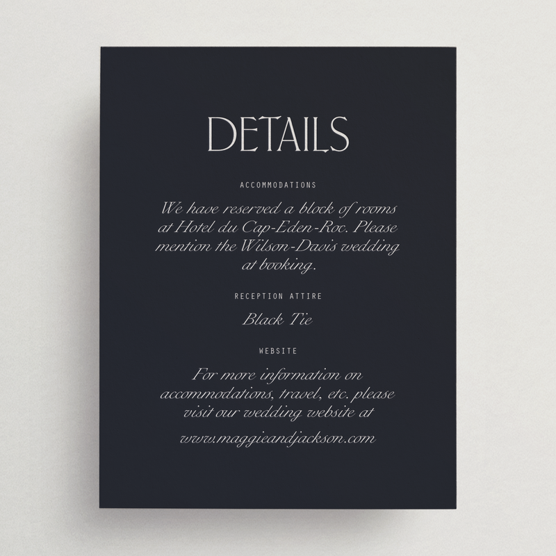Details Card