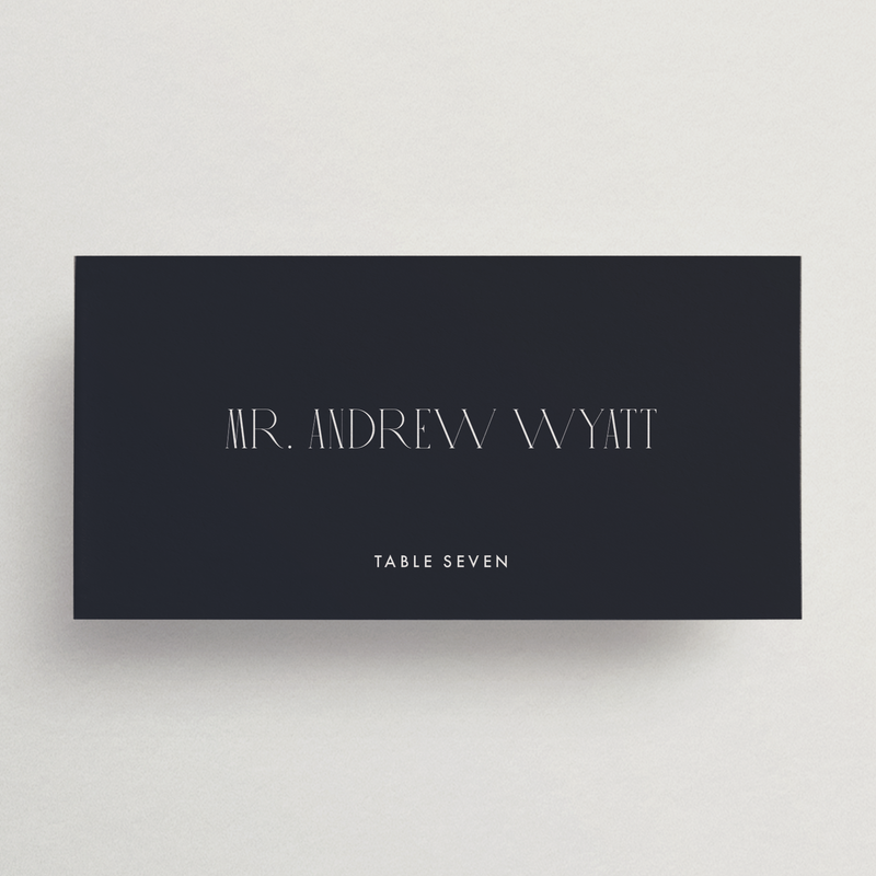 Escort Card
