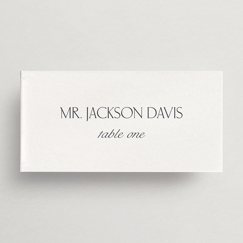 Escort Card
