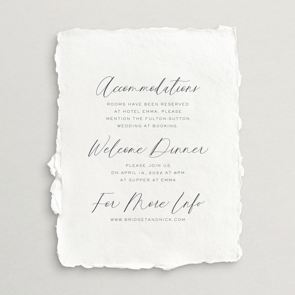 Handmade Details Card