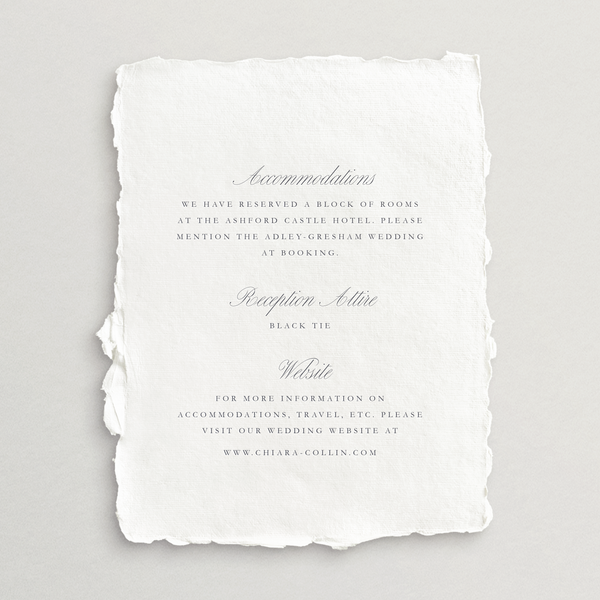 Handmade Details Card