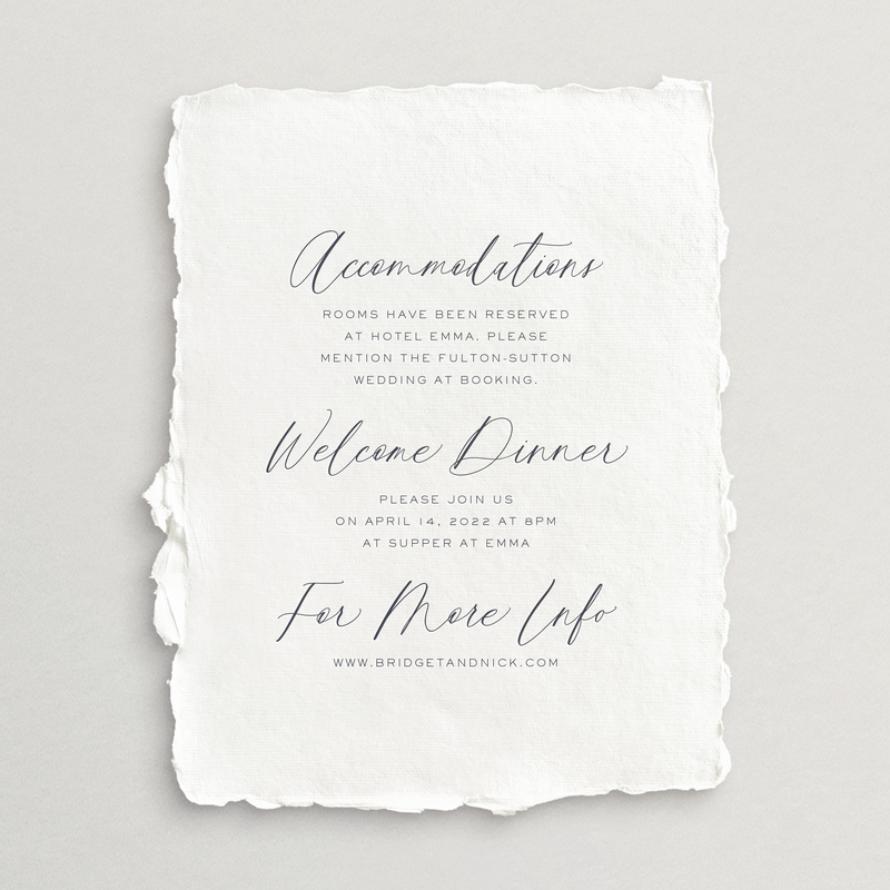 Handmade Details Card