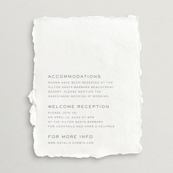 Handmade Details Card