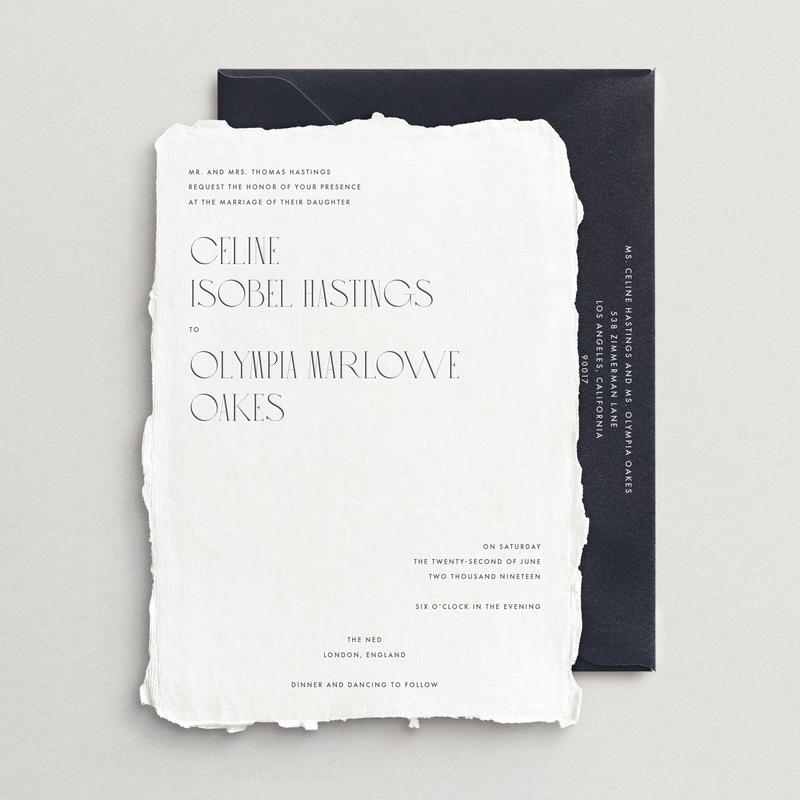 Handmade Invitation Card/Envelope