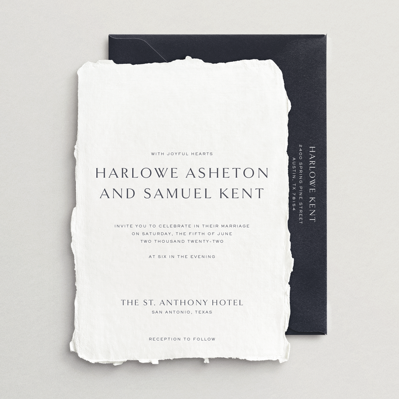 Handmade Invitation Card/Envelope