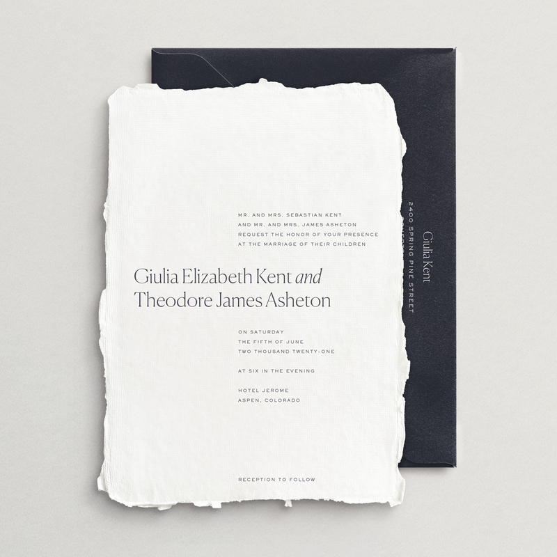 Handmade Invitation Card/Envelope