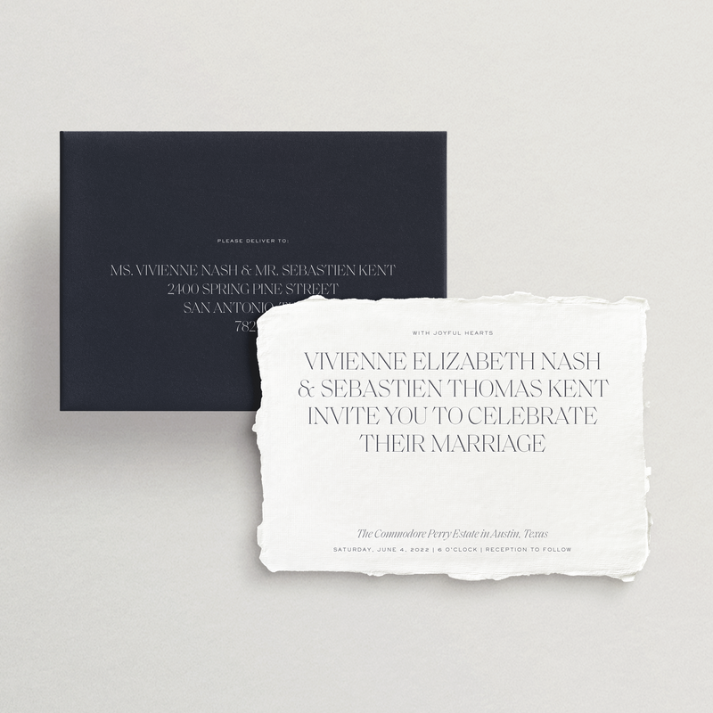Handmade Invitation Card/Envelope