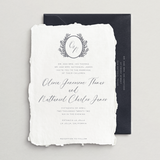 Handmade Invitation Card/Envelope - Siena Collection (Choice of Monogram)