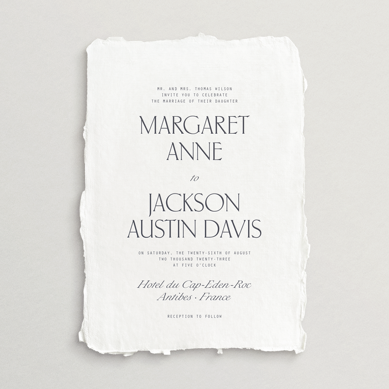 Handmade Invitation Card/Envelope