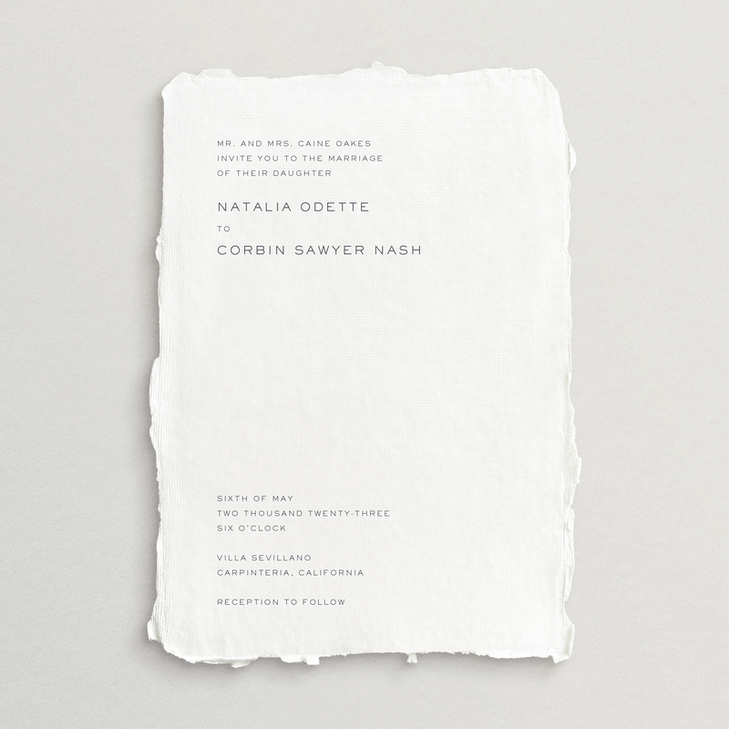 Handmade Invitation Card/Envelope