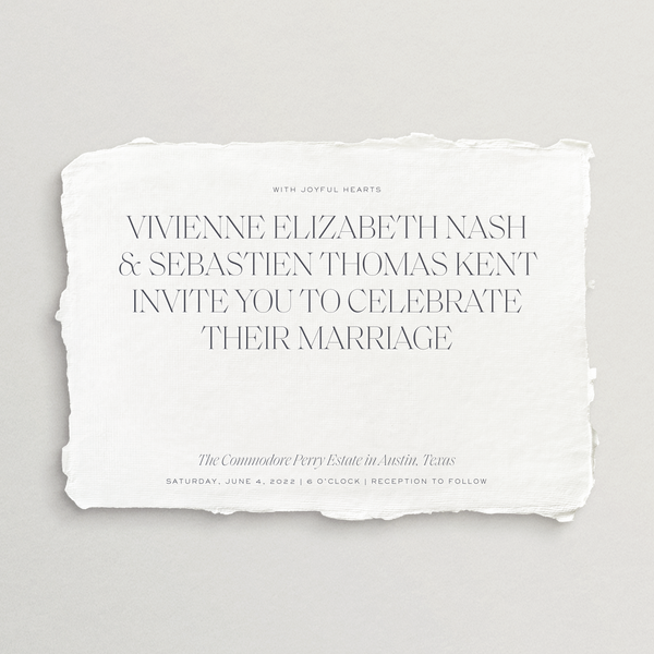 Handmade Invitation Card/Envelope