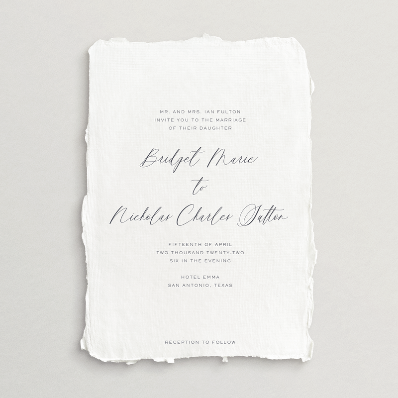 Handmade Invitation Card/Envelope