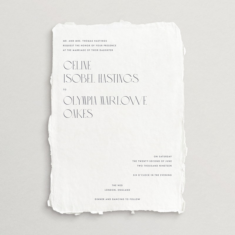 Handmade Invitation Card/Envelope