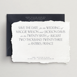 Handmade Save-the-Date Card/Envelope - Napoli Collection
