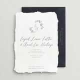 Handmade Save-the-Date Card/Envelope - Siena Collection (Choice of Monogram)