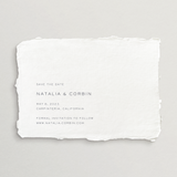 Handmade Save-the-Date Card/Envelope - Modena Collection