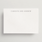 Custom Personal Stationery - Flat Card/Envelope Set - Ithaca Collection