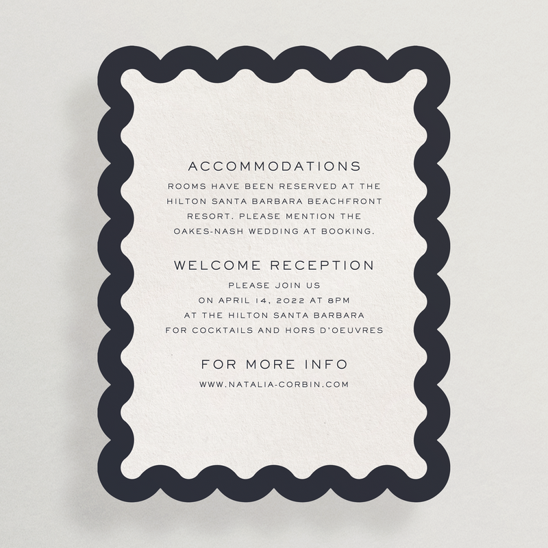 Die Cut Details Card - Modena Collection