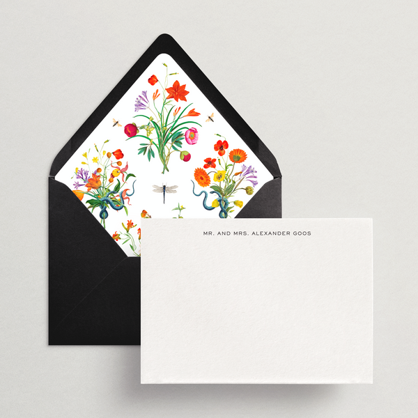 Custom Personal Stationery - Flat Card/Envelope Set