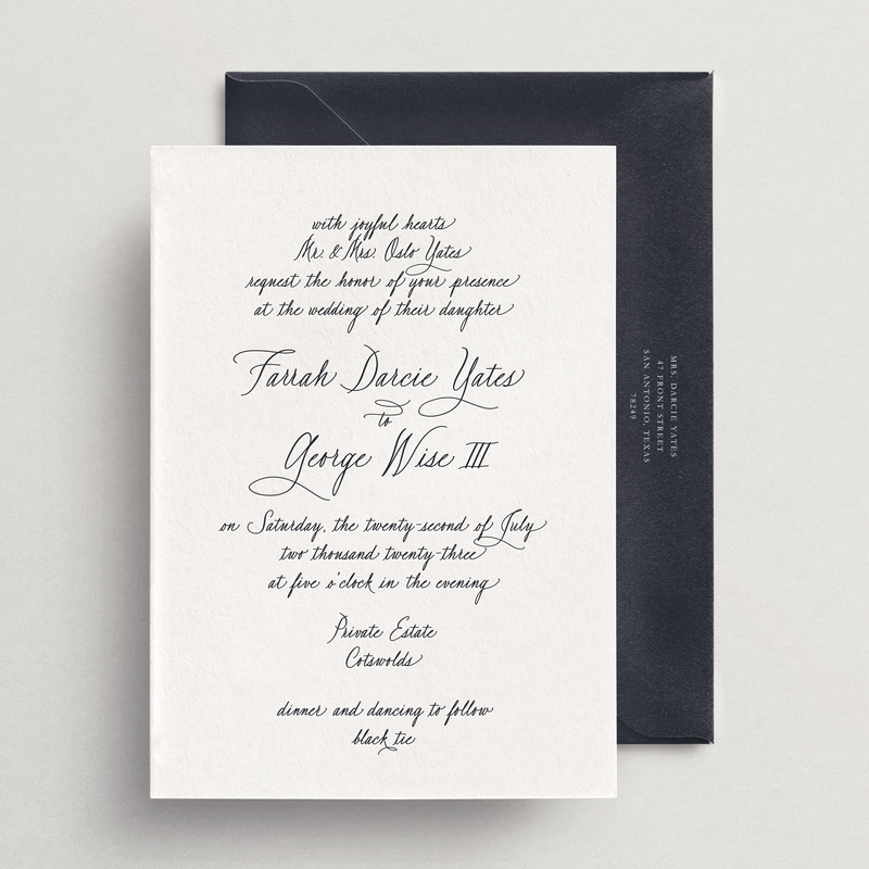 Invitation Card/Envelope - Noto Collection