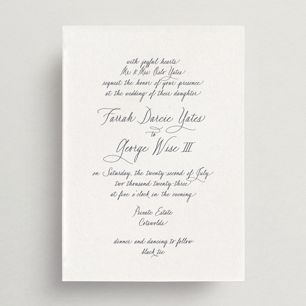 Invitation Card/Envelope