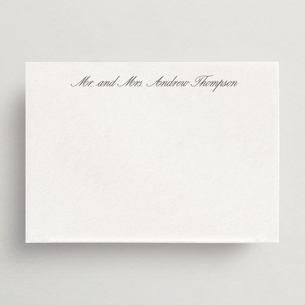 Custom Personal Stationery - Flat Card/Envelope Set