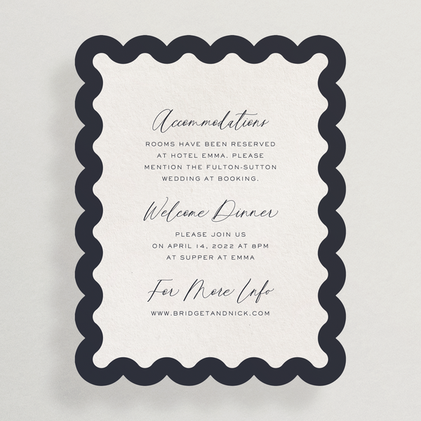 Die Cut Details Card - Siena Collection