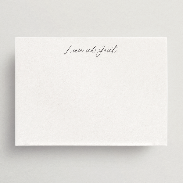 Custom Personal Stationery - Flat Card/Envelope Set