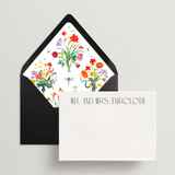 Custom Personal Stationery - Flat Card/Envelope Set - Tivoli Collection