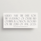 Save-the-Date Card/Envelope - Tivoli Collection