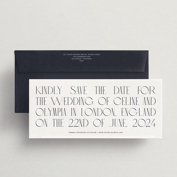 Save-the-Date Card/Envelope