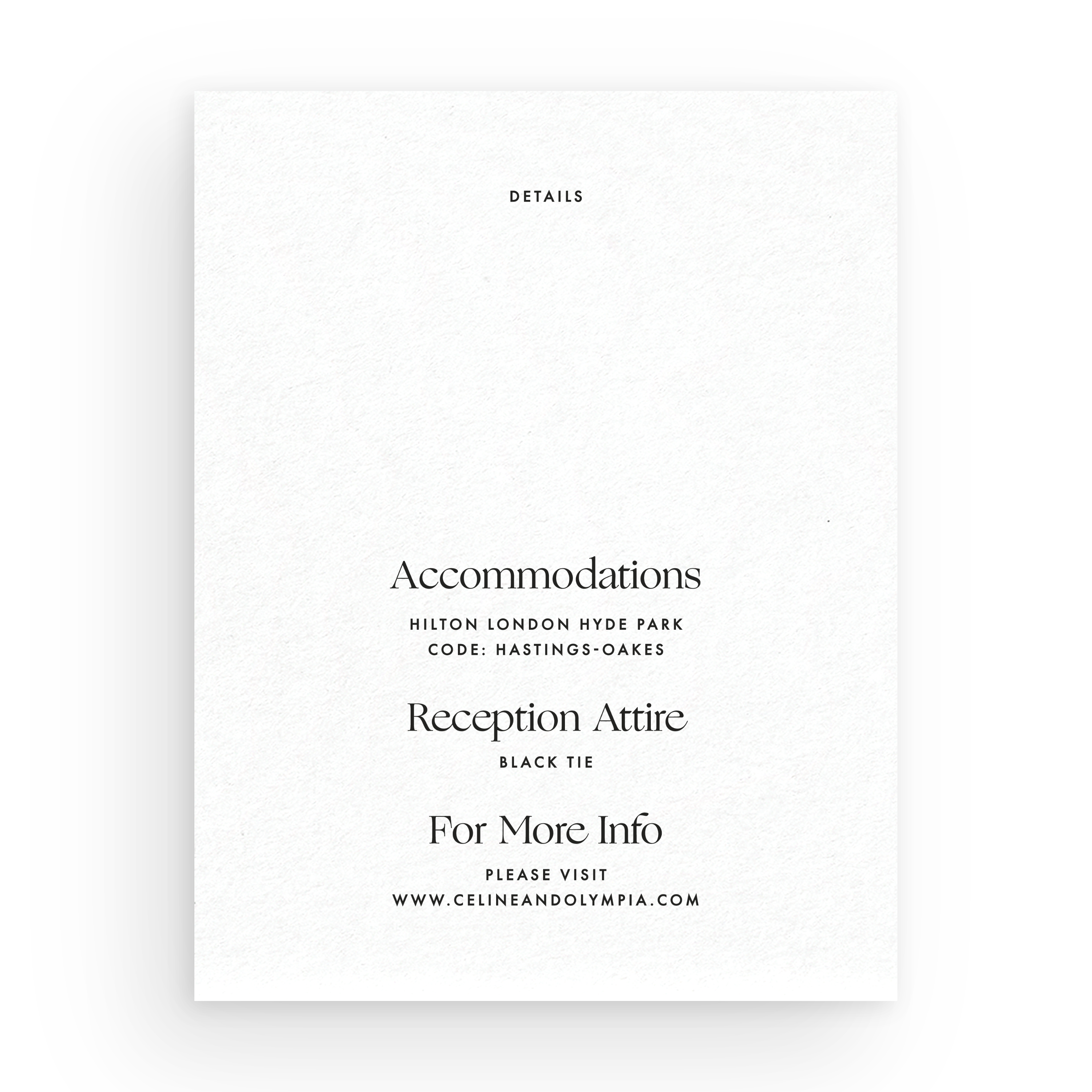 Details Card