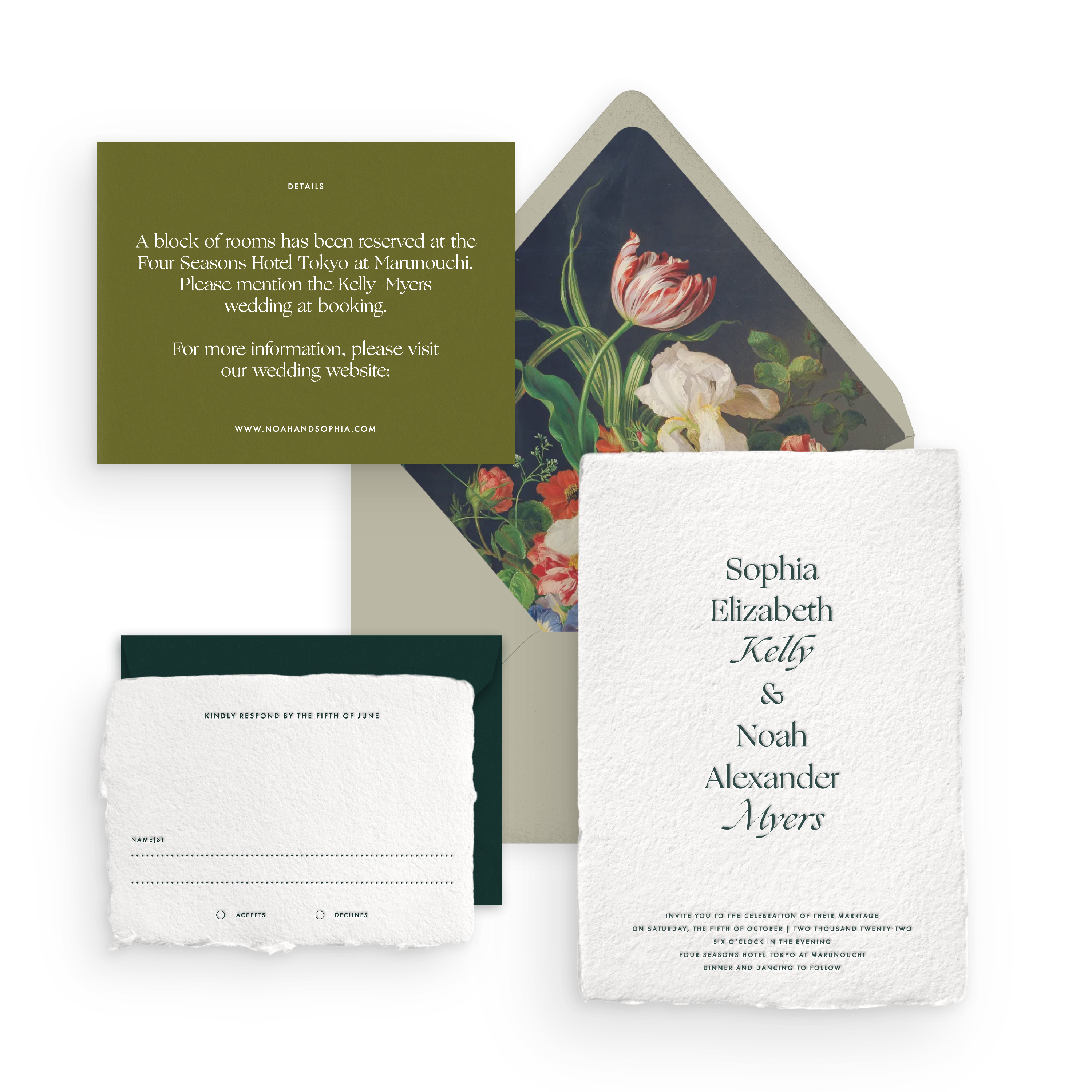 Handmade Invitation Suite