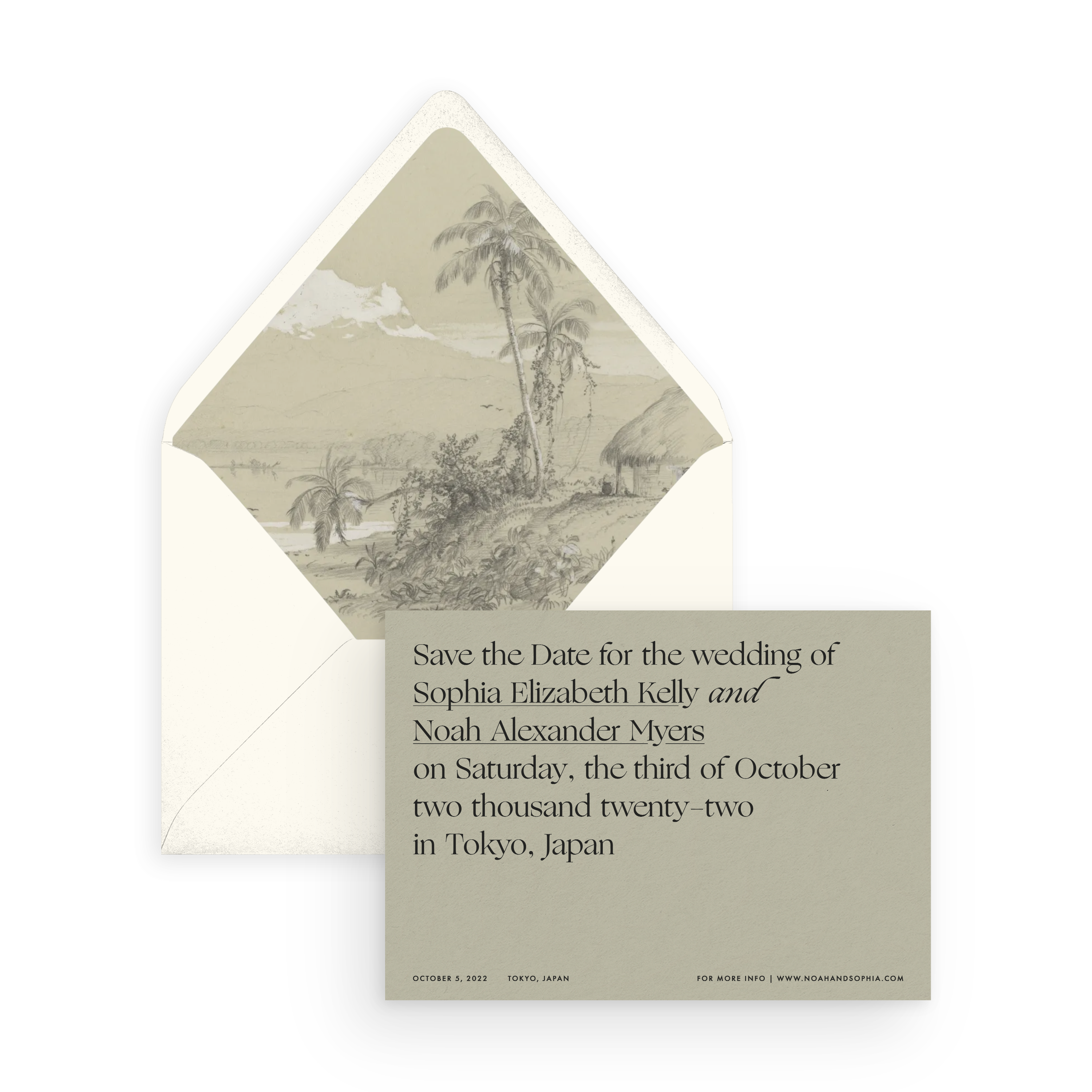 Save-the-Date Card/Envelope