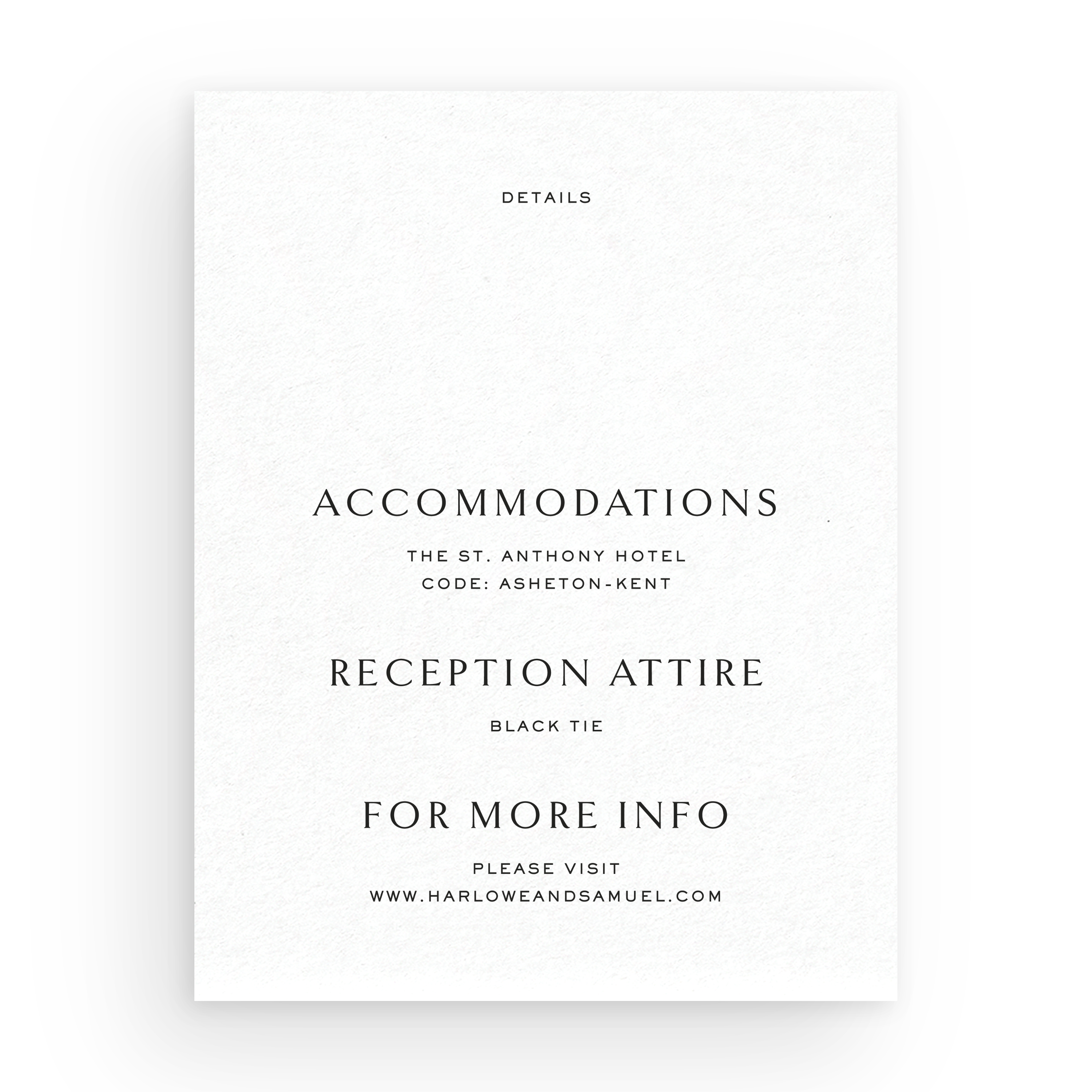 Details Card
