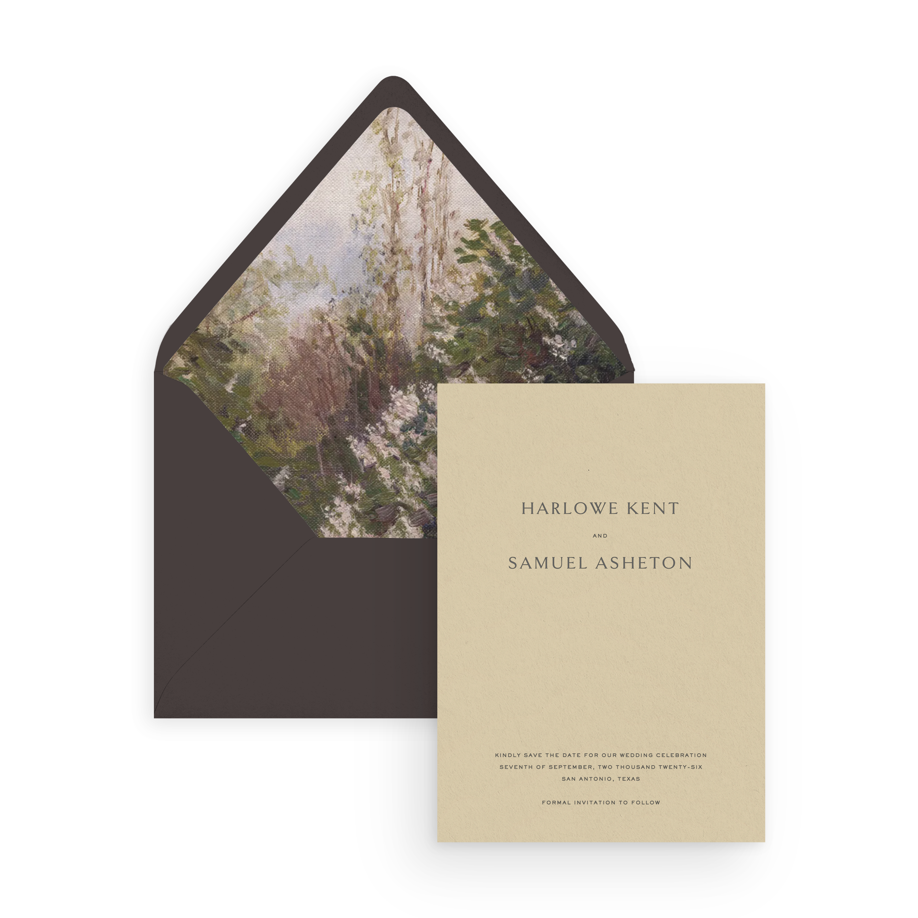 Save-the-Date Card/Envelope