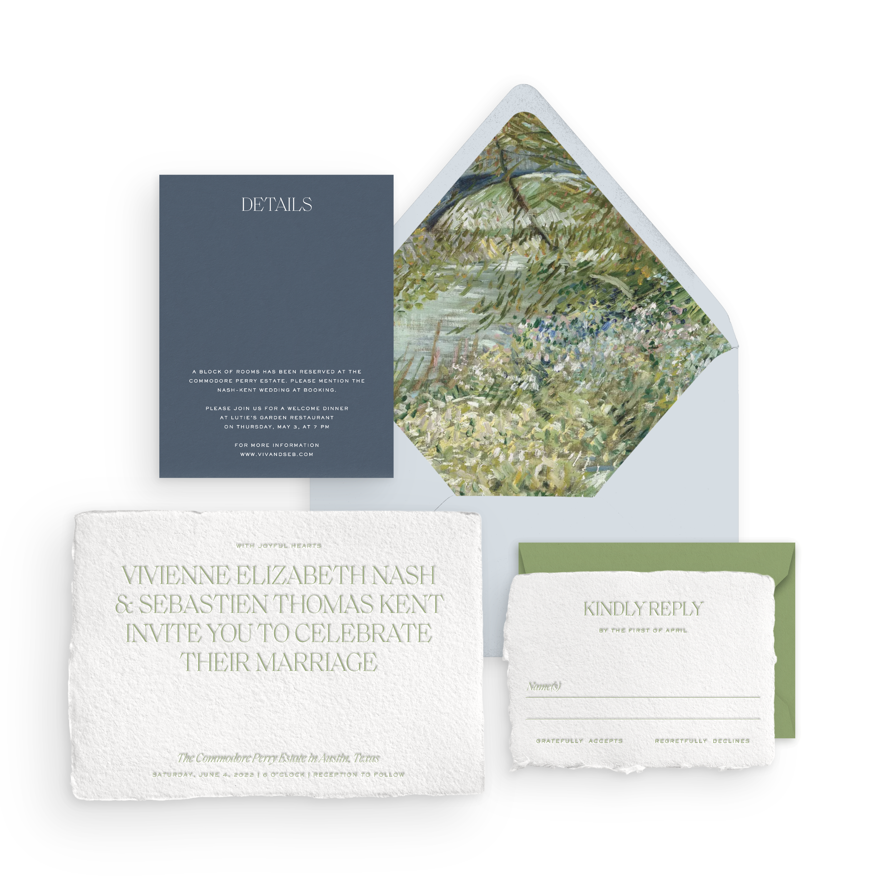 Handmade Invitation Suite