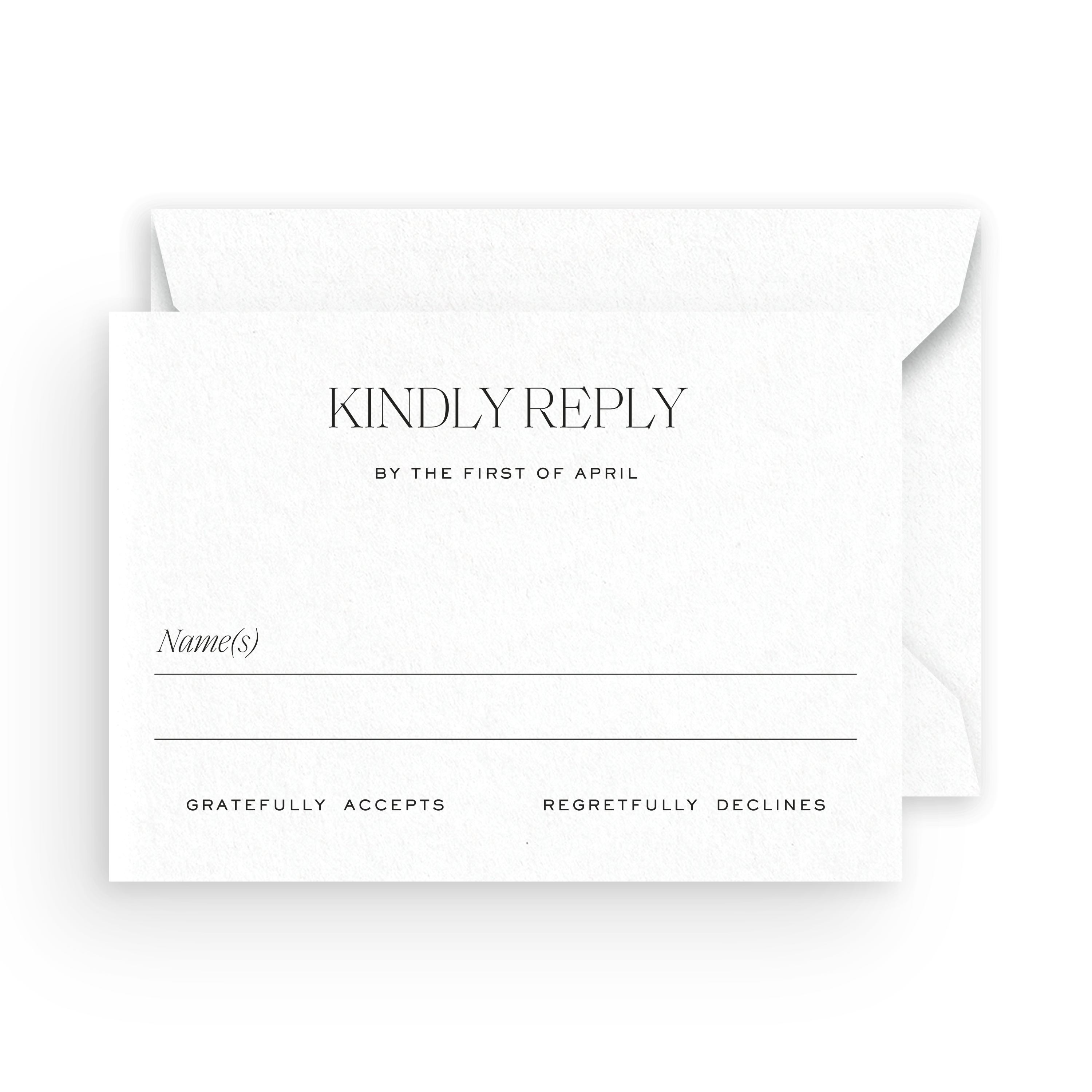Mail-in Response Card/Envelope