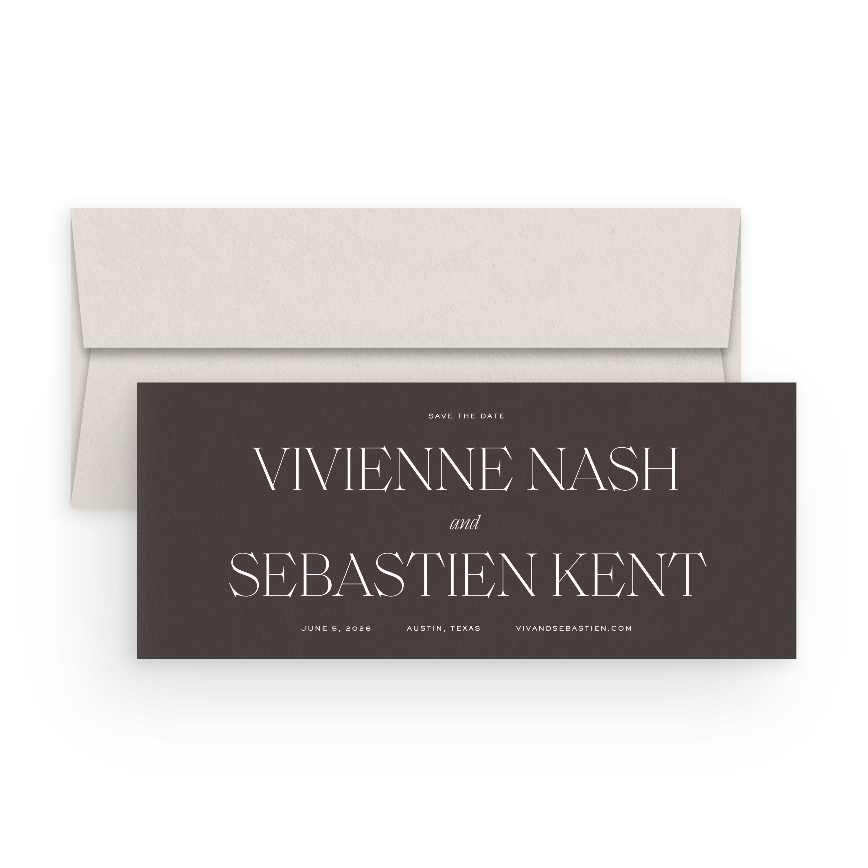 Save-the-Date Card/Envelope