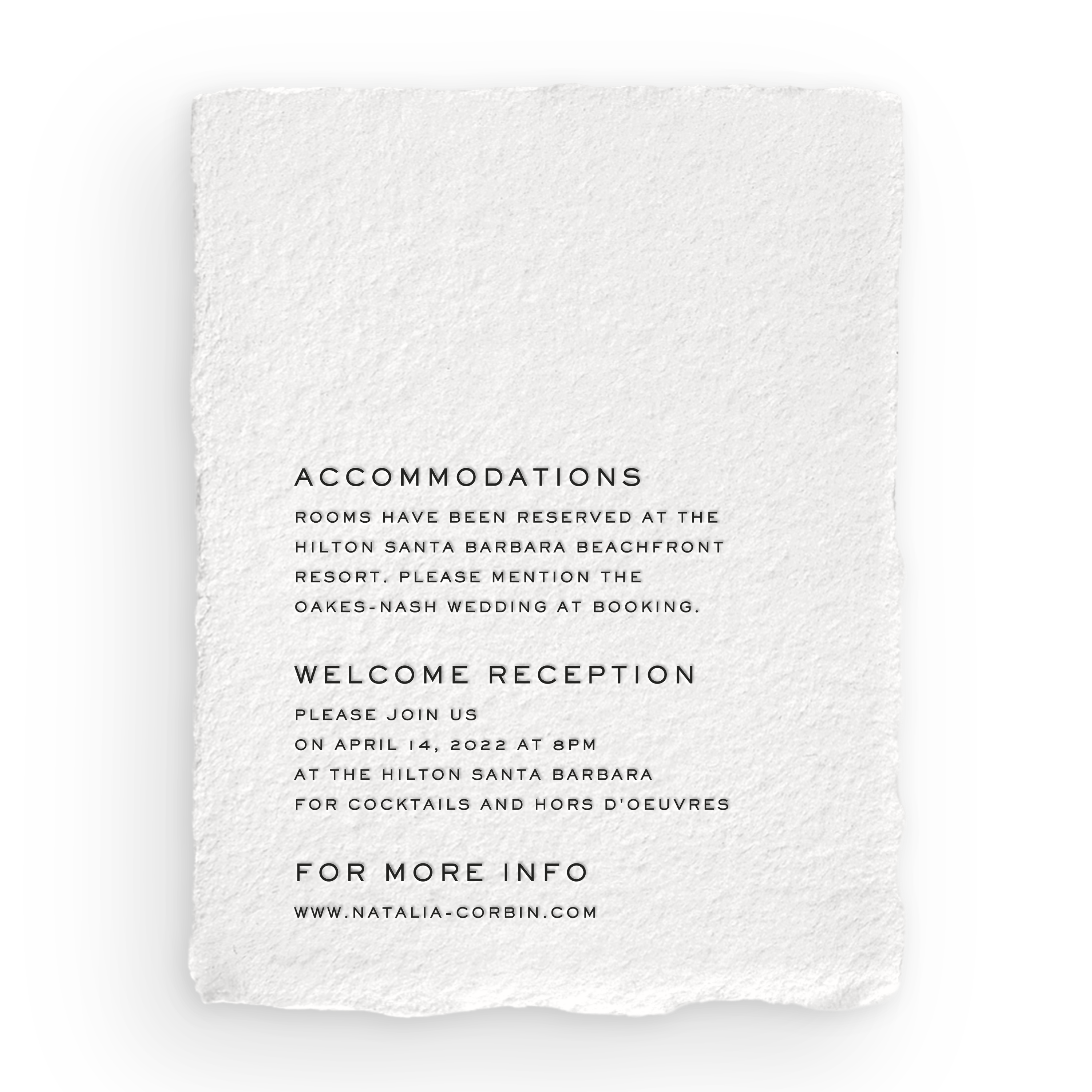 Handmade Details Card