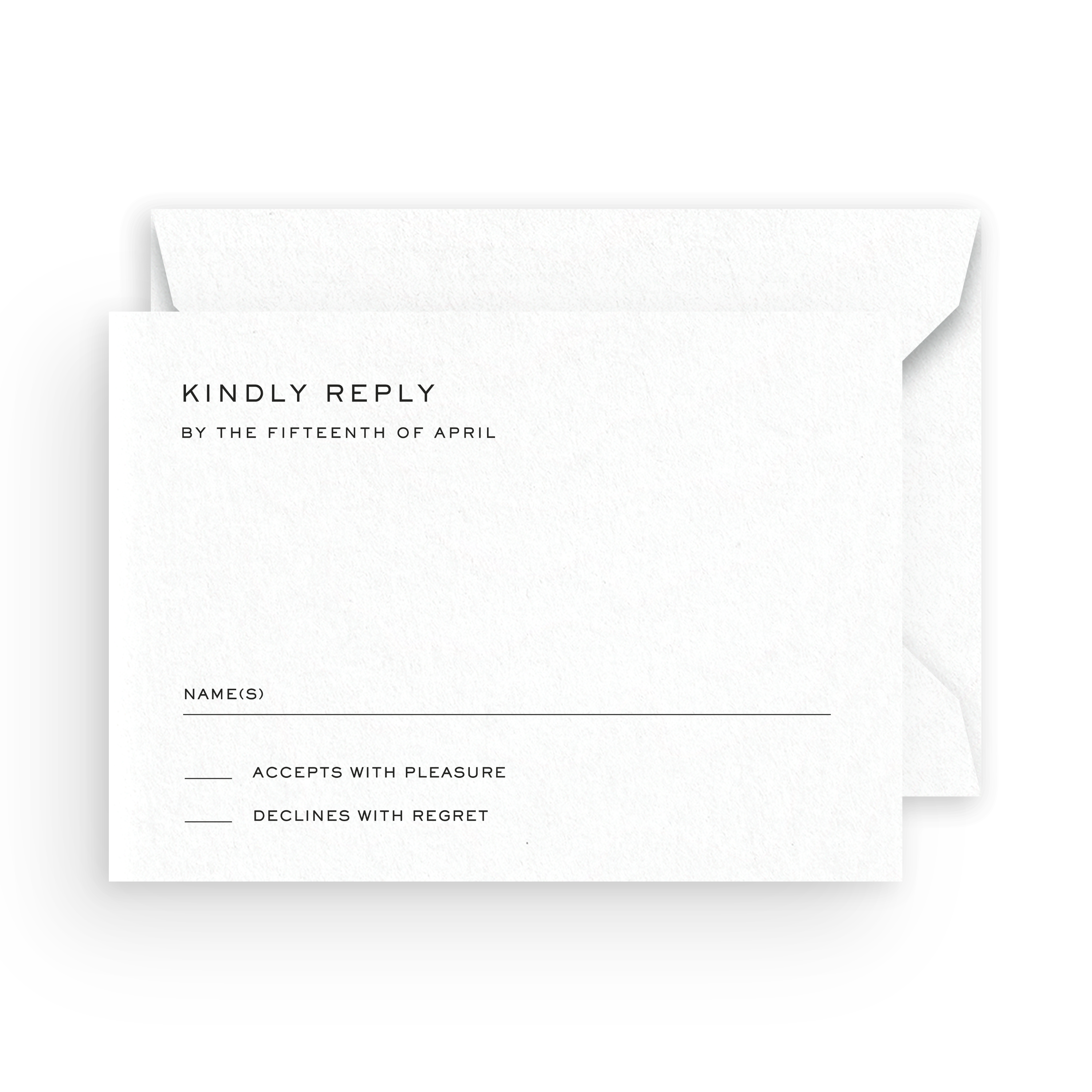 Mail-in Response Card/Envelope