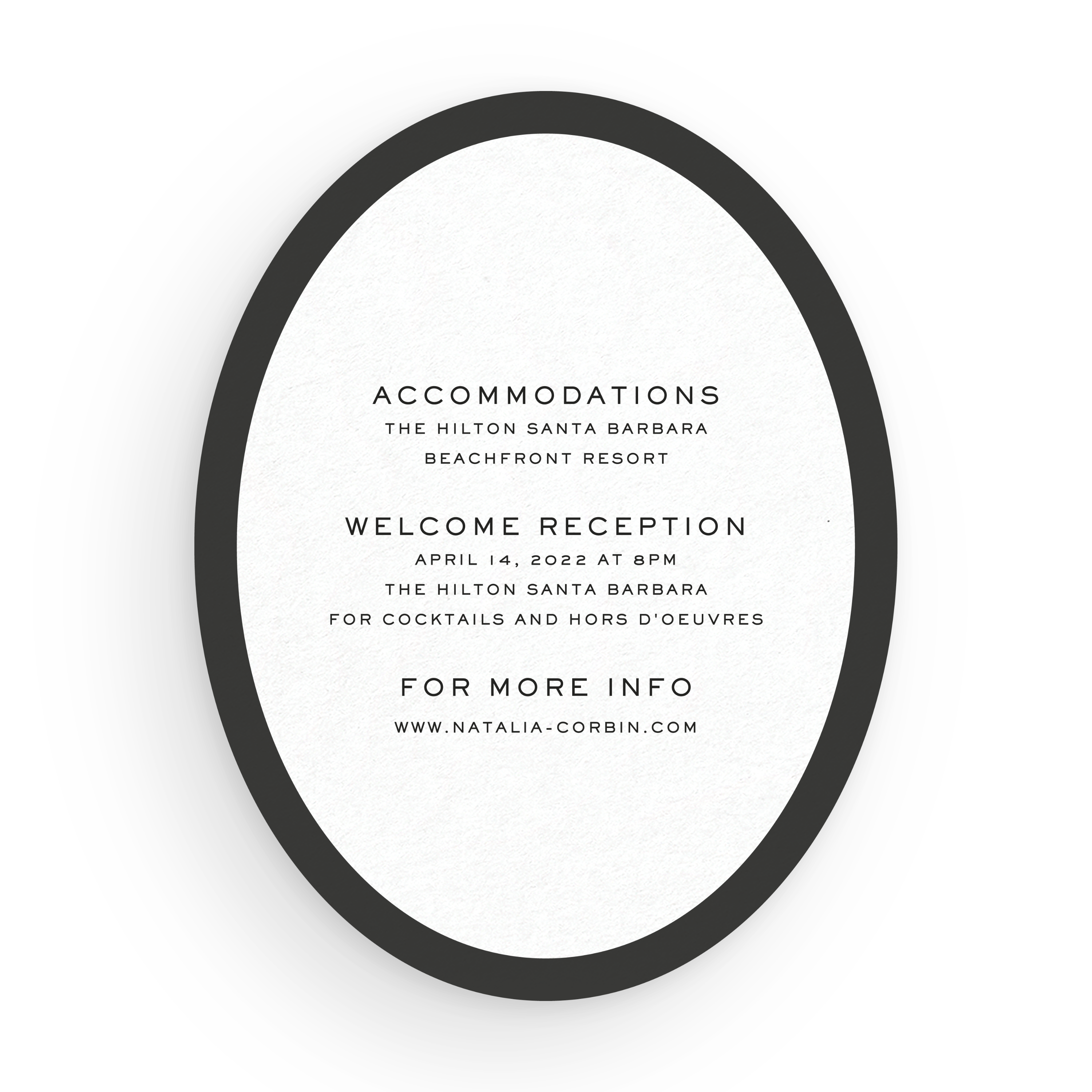 Oval Details Card