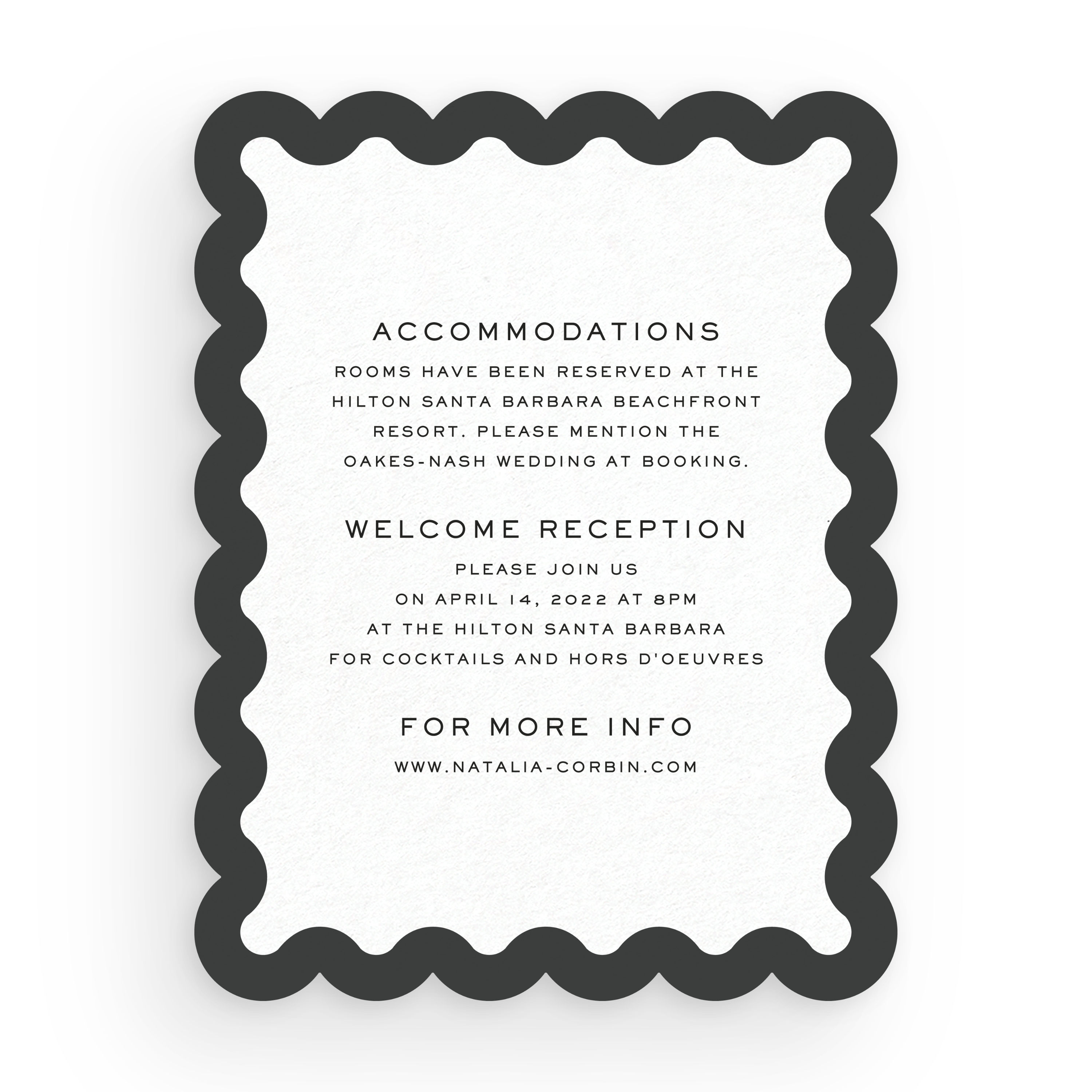 Scalloped Details Card