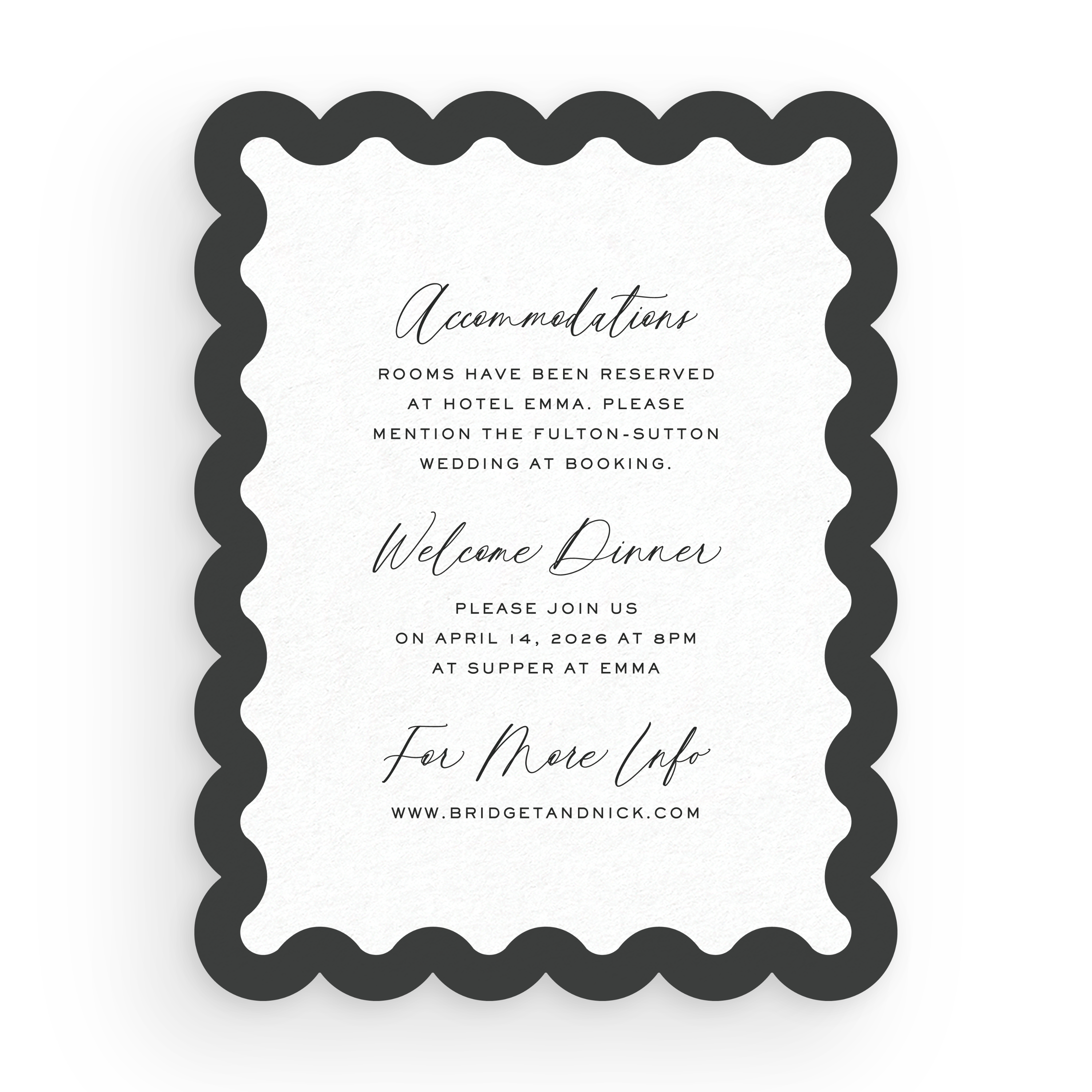 Scalloped Details Card
