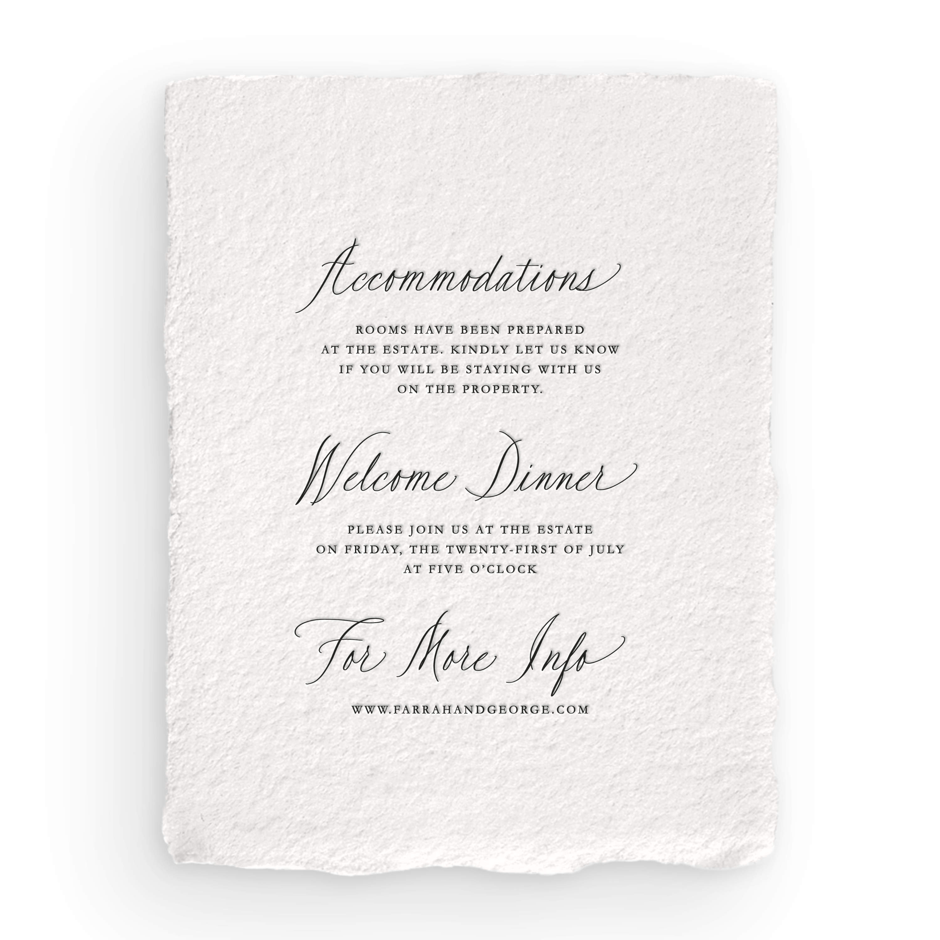 Handmade Details Card