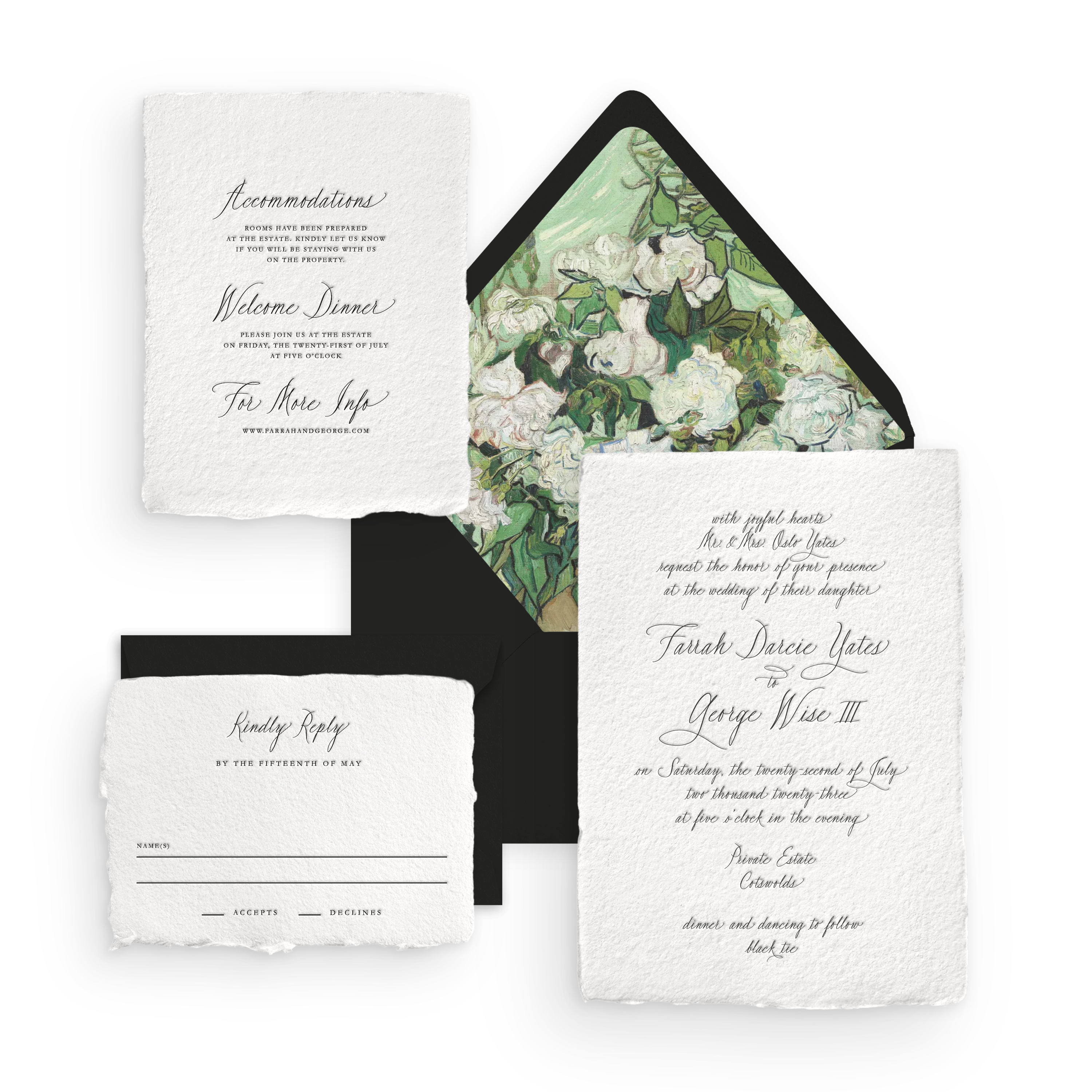 Handmade Invitation Suite