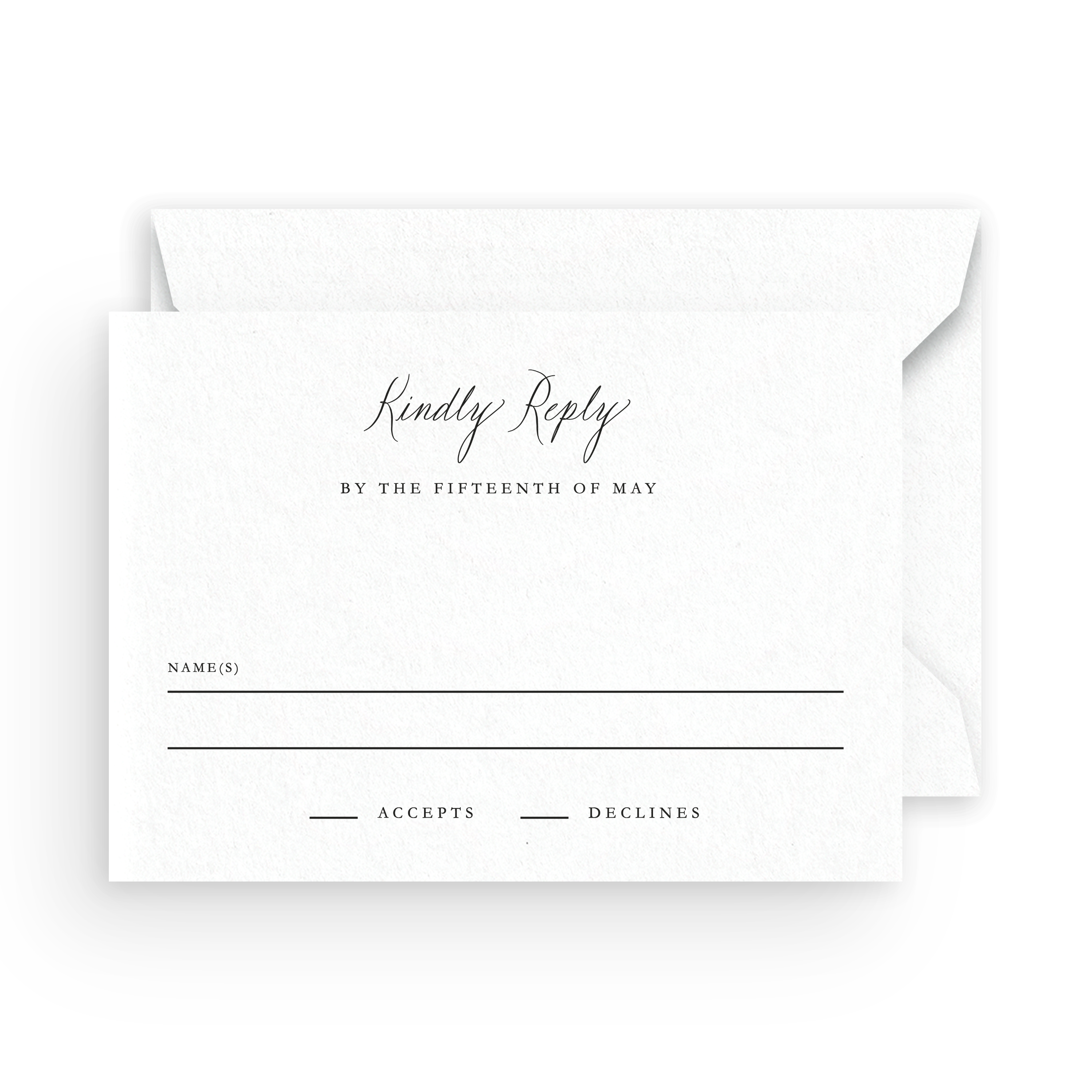 Mail-in Response Card/Envelope